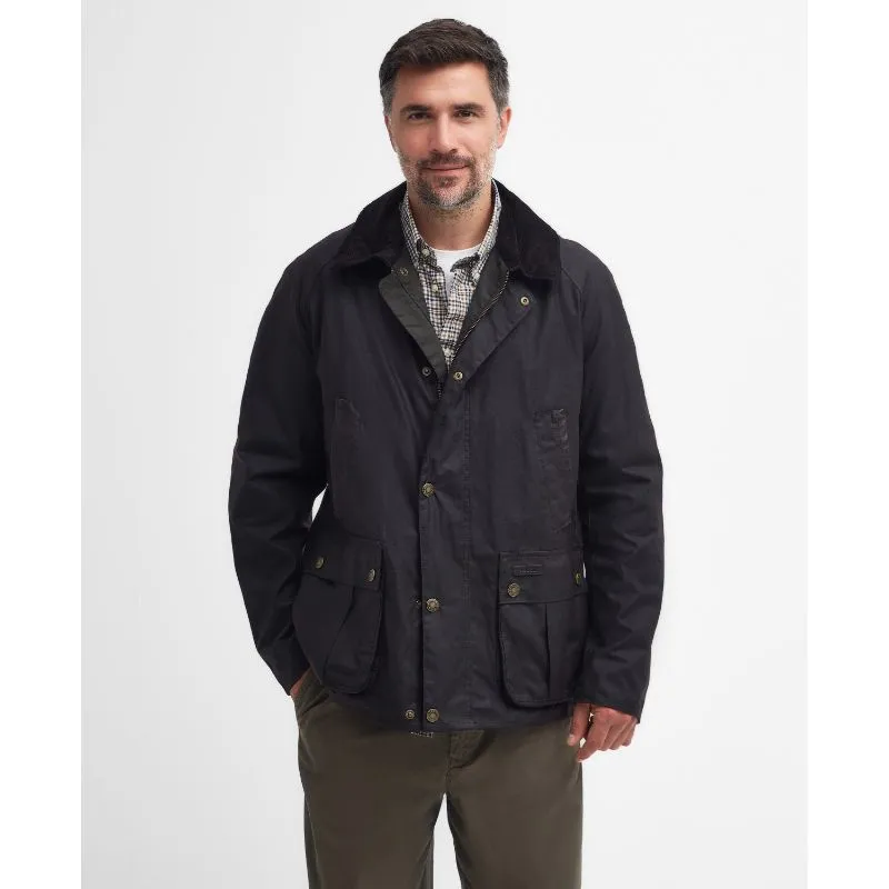 Barbour Halton Mens Wax Jacket - Rustic Brown