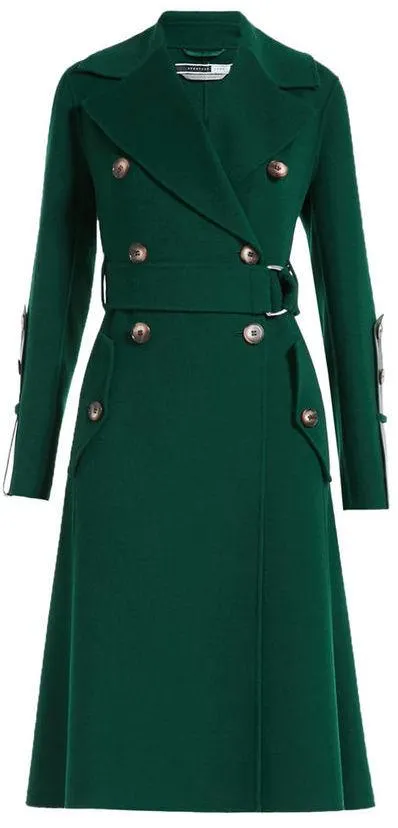 Bonded Wool Trench Coat