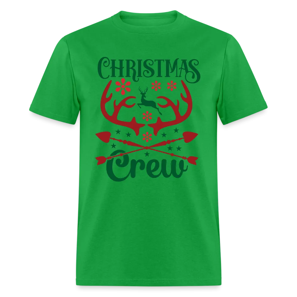 Christmas Crew T-Shirt (with Reindeer Antlers & Hearts)