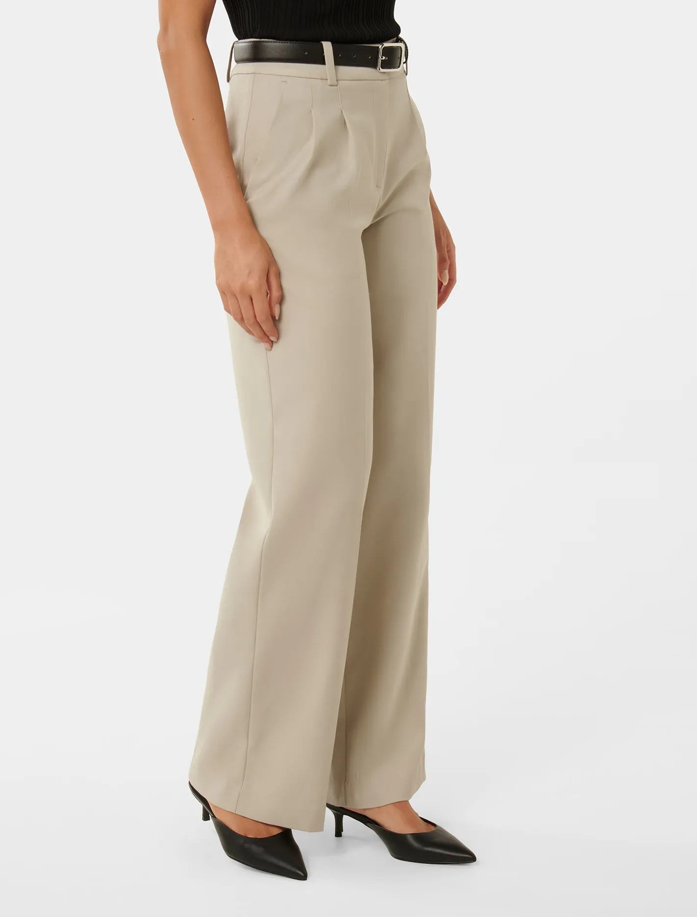 Edweena Belted Straight Leg Pants