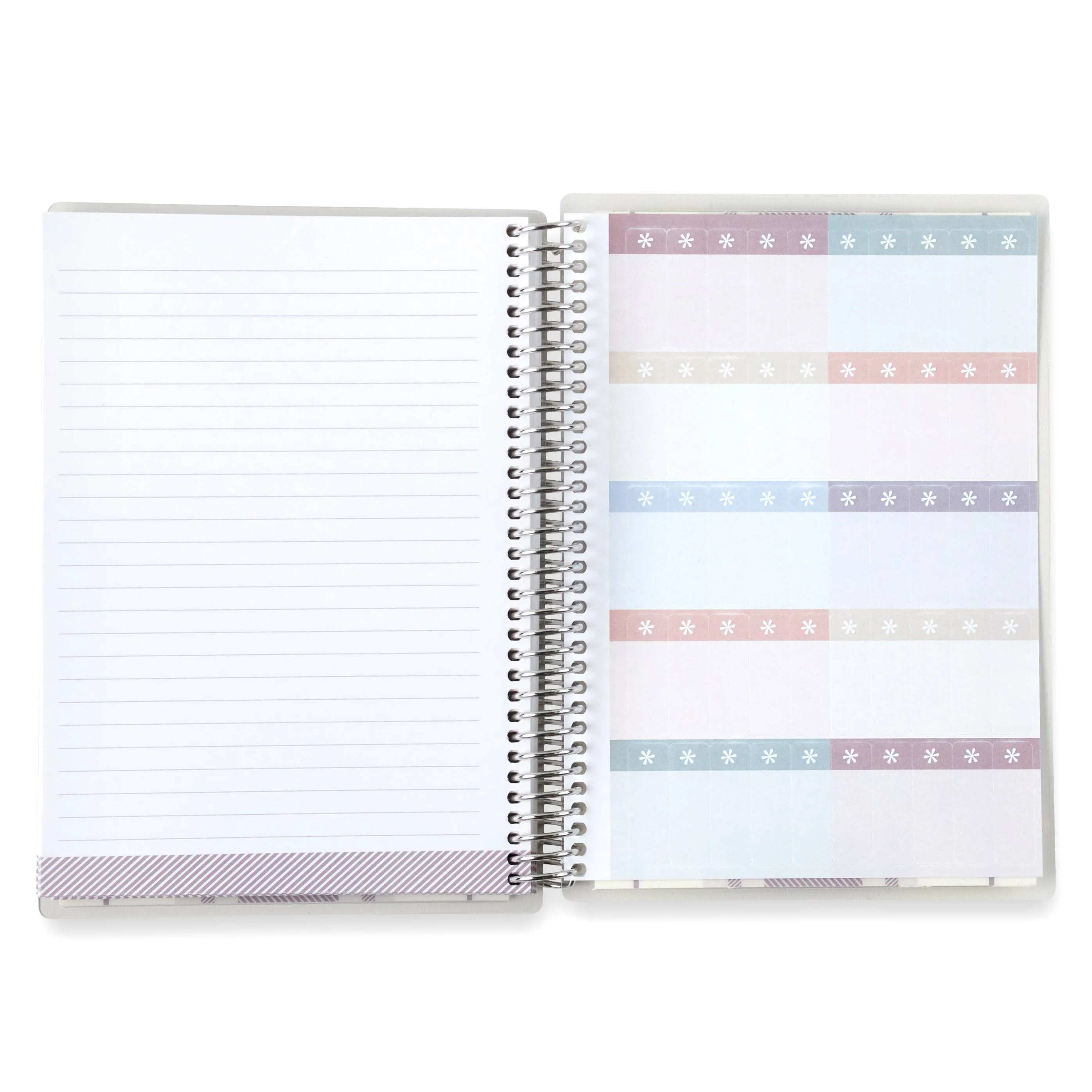 Erin Condren A5 Cozy Plaid Coiled Notebook - Lined