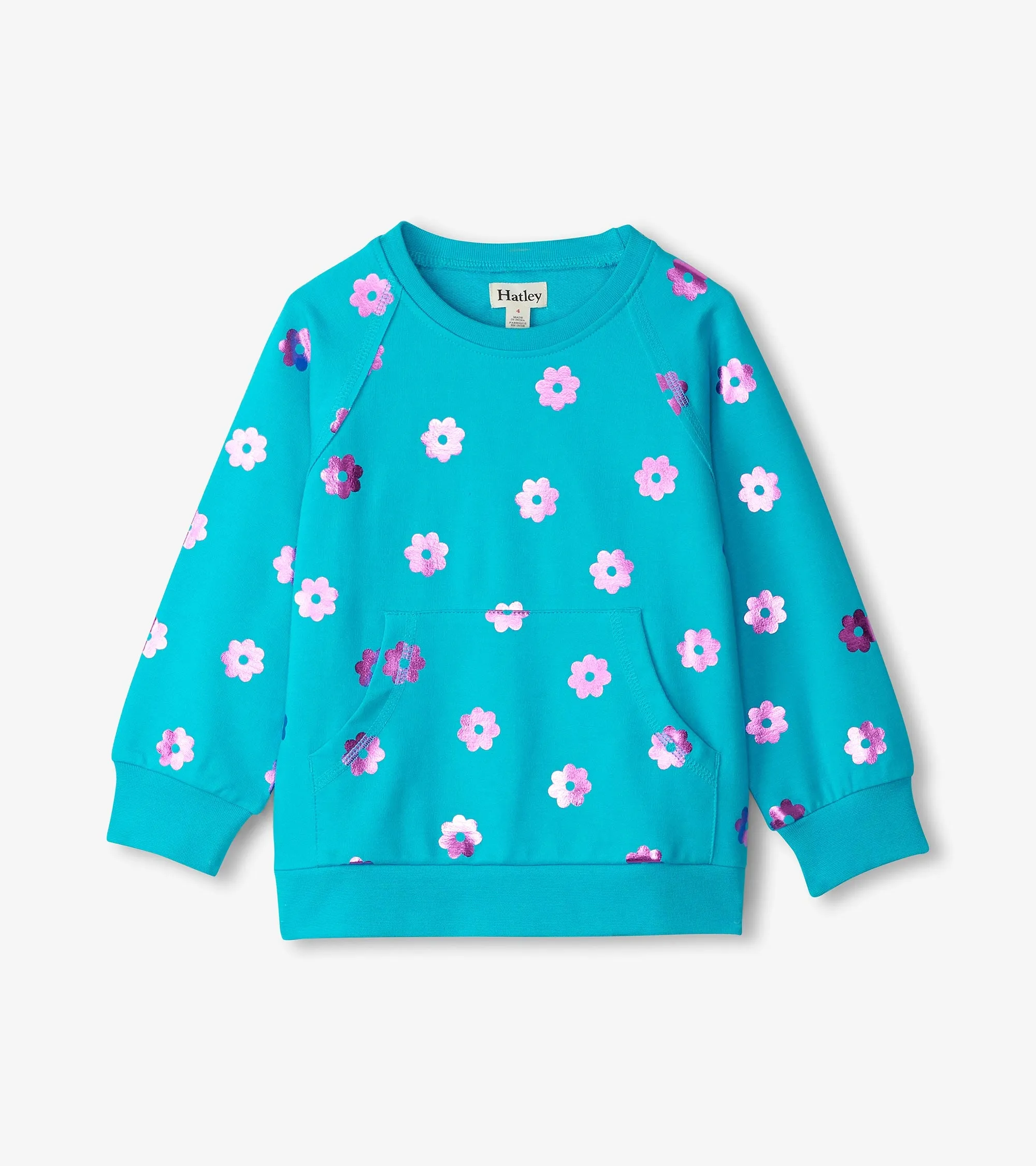 Hatley -Blossom Raw Edge Pullover