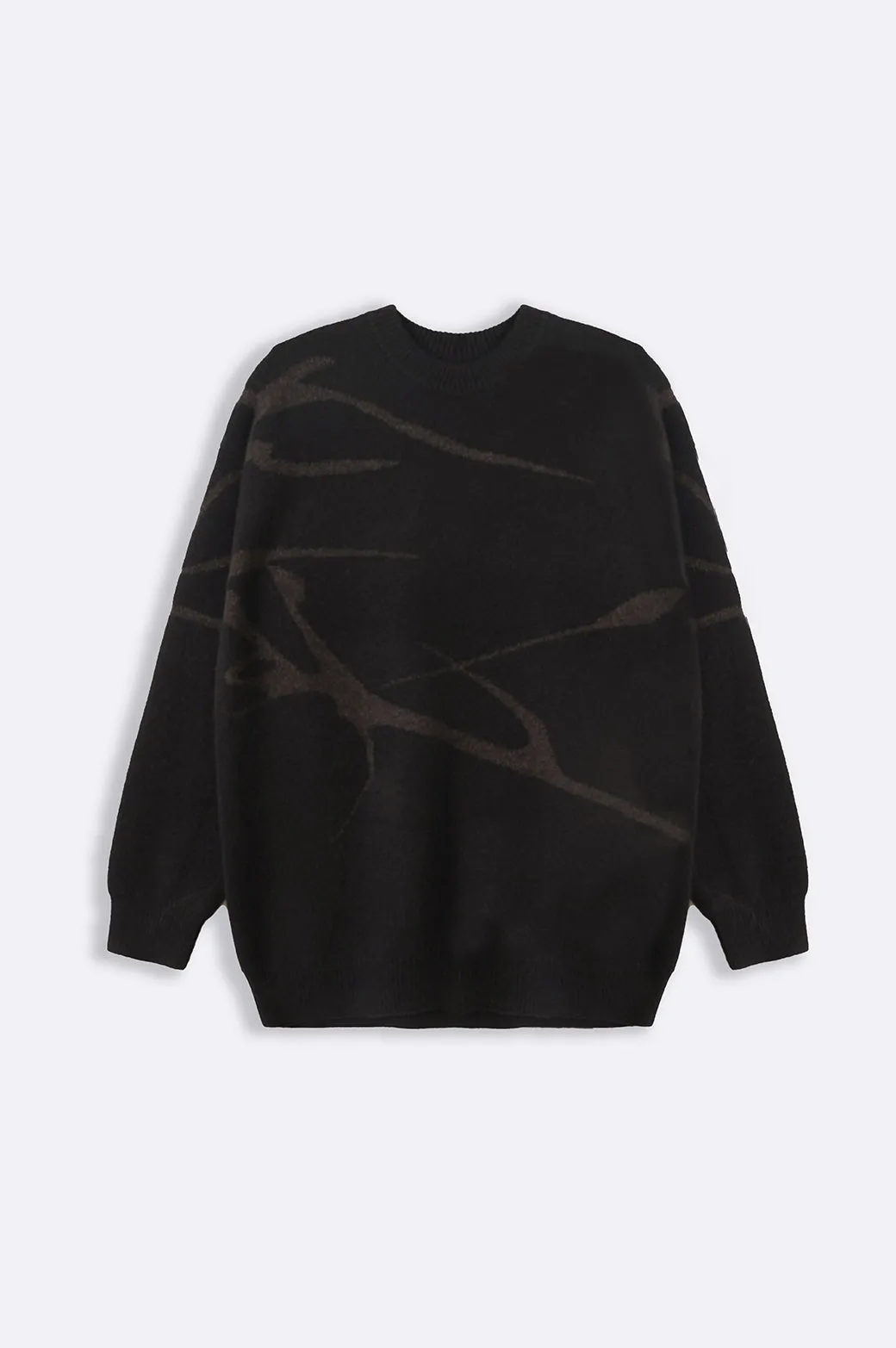 JACQUARD ABSTRACT SWEATER