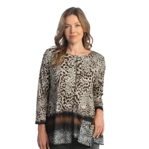 Jess & Jane “Safari” Brushed Knit Tunic Top - FB2-1863