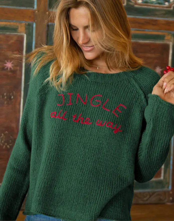 Jingle Raglan Crew