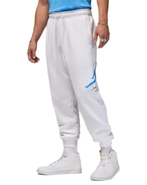 Jordan Essential Baseline Fleece Pants - White / Legend Blue