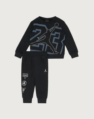 Jordan See Me Shine Fleece Crew Set Toddler