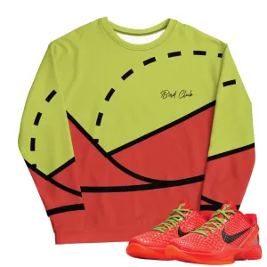 Kobe 6 Protro Reverse Grinch "Court" Sweatshirt