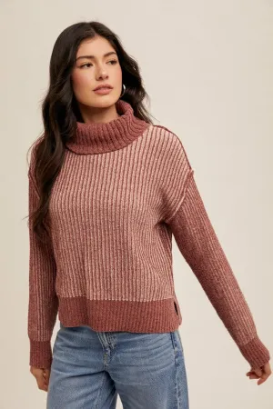 Kori Two Tone Chenille Sweater