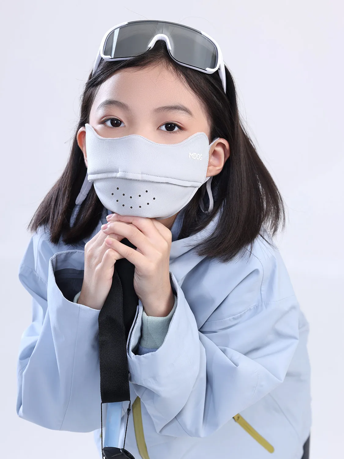 MDOG Waterproof Fleece Face Mask Winter for Kids UPF200 