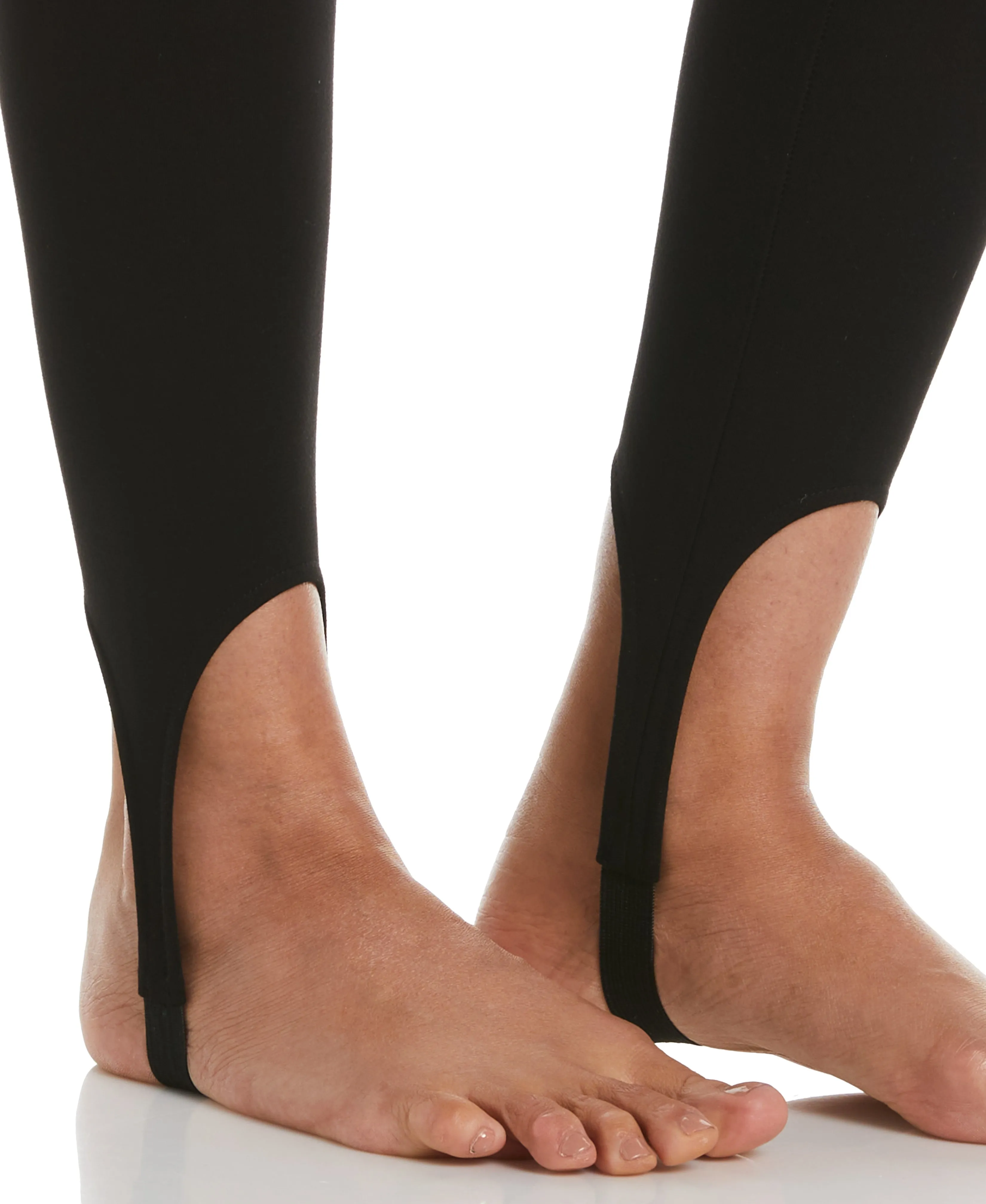 Ponte Knit Pull-On Stirrup Legging