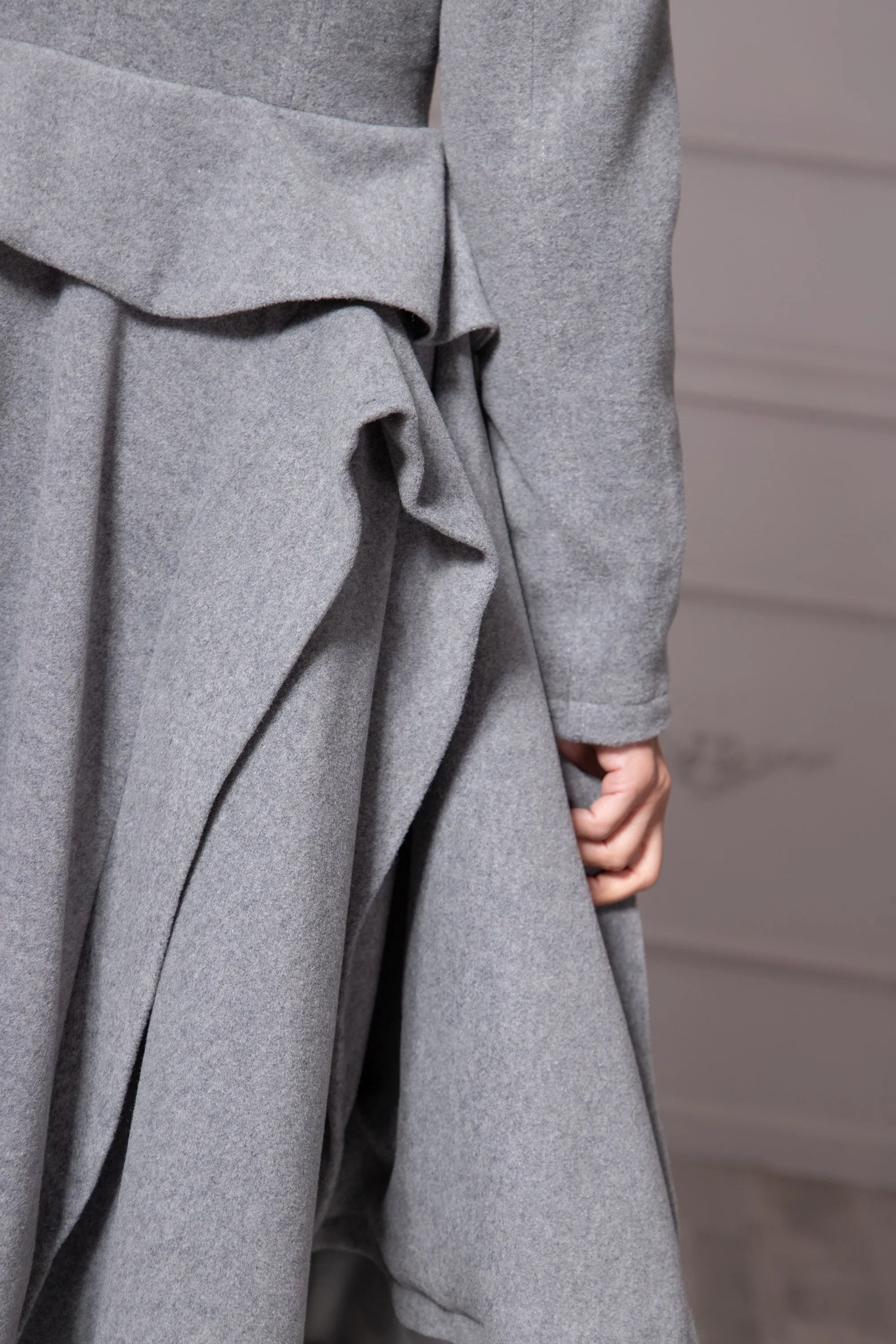 SKIRT LAYERED COAT