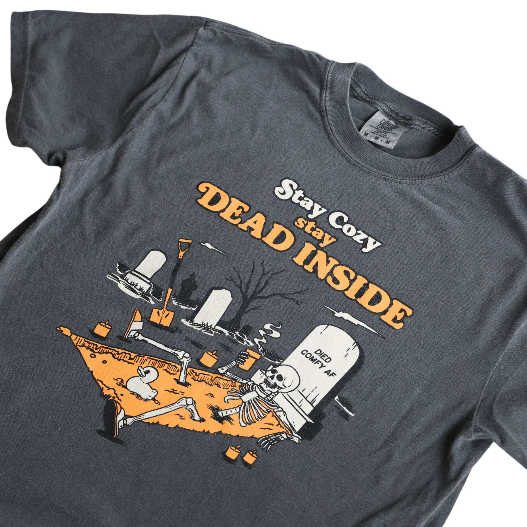 Stay Cozy Stay Dead Inside - Vintage Halloween T-Shirt