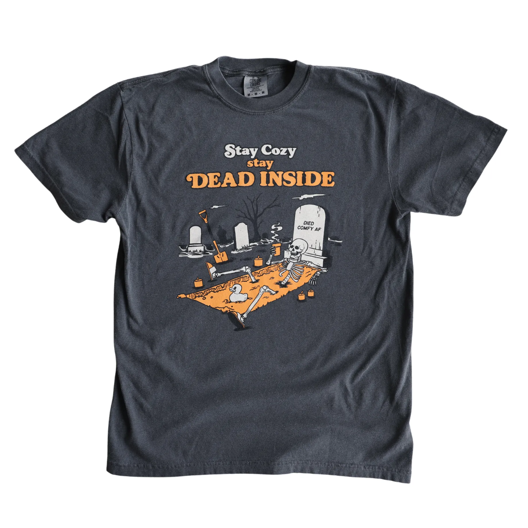 Stay Cozy Stay Dead Inside - Vintage Halloween T-Shirt