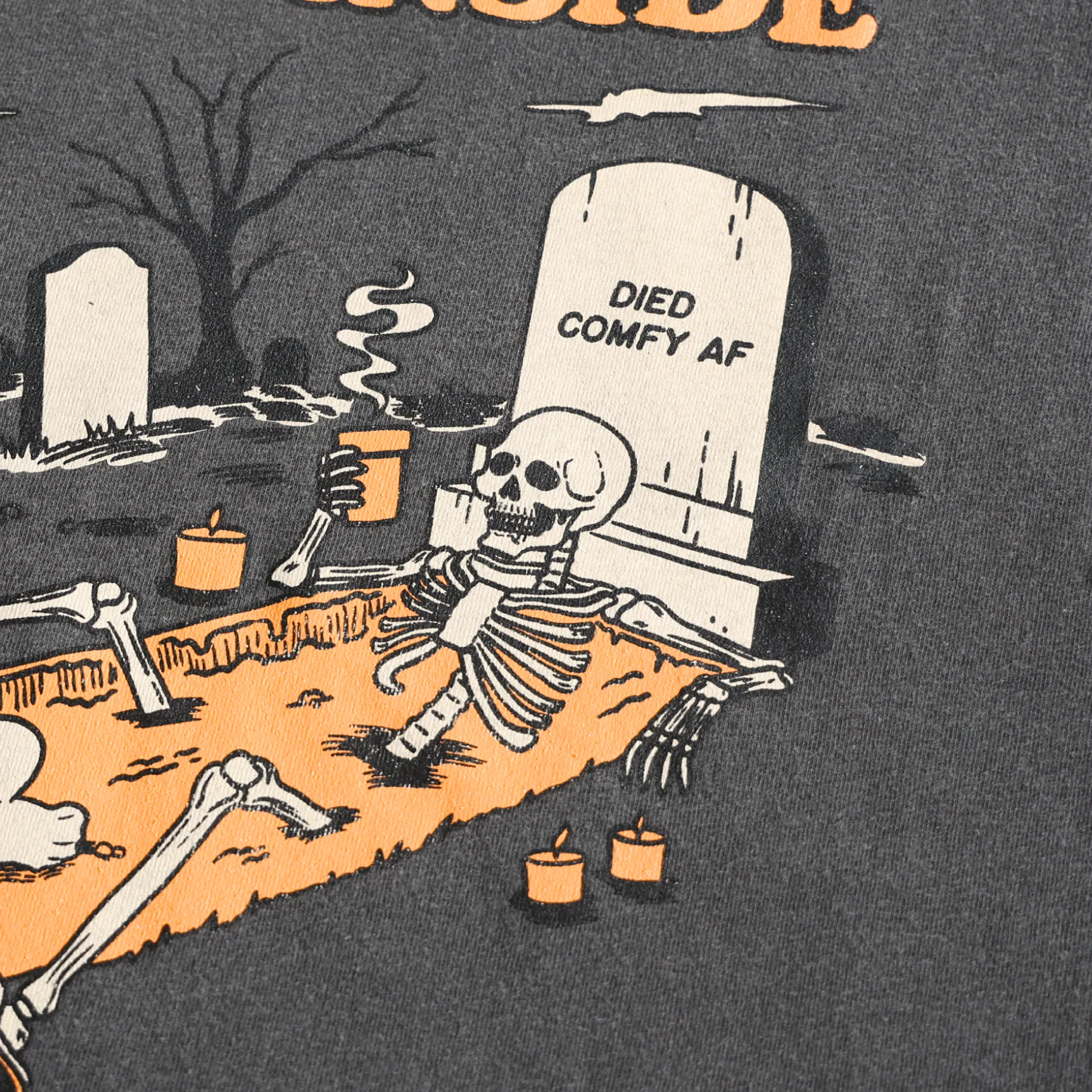 Stay Cozy Stay Dead Inside - Vintage Halloween T-Shirt