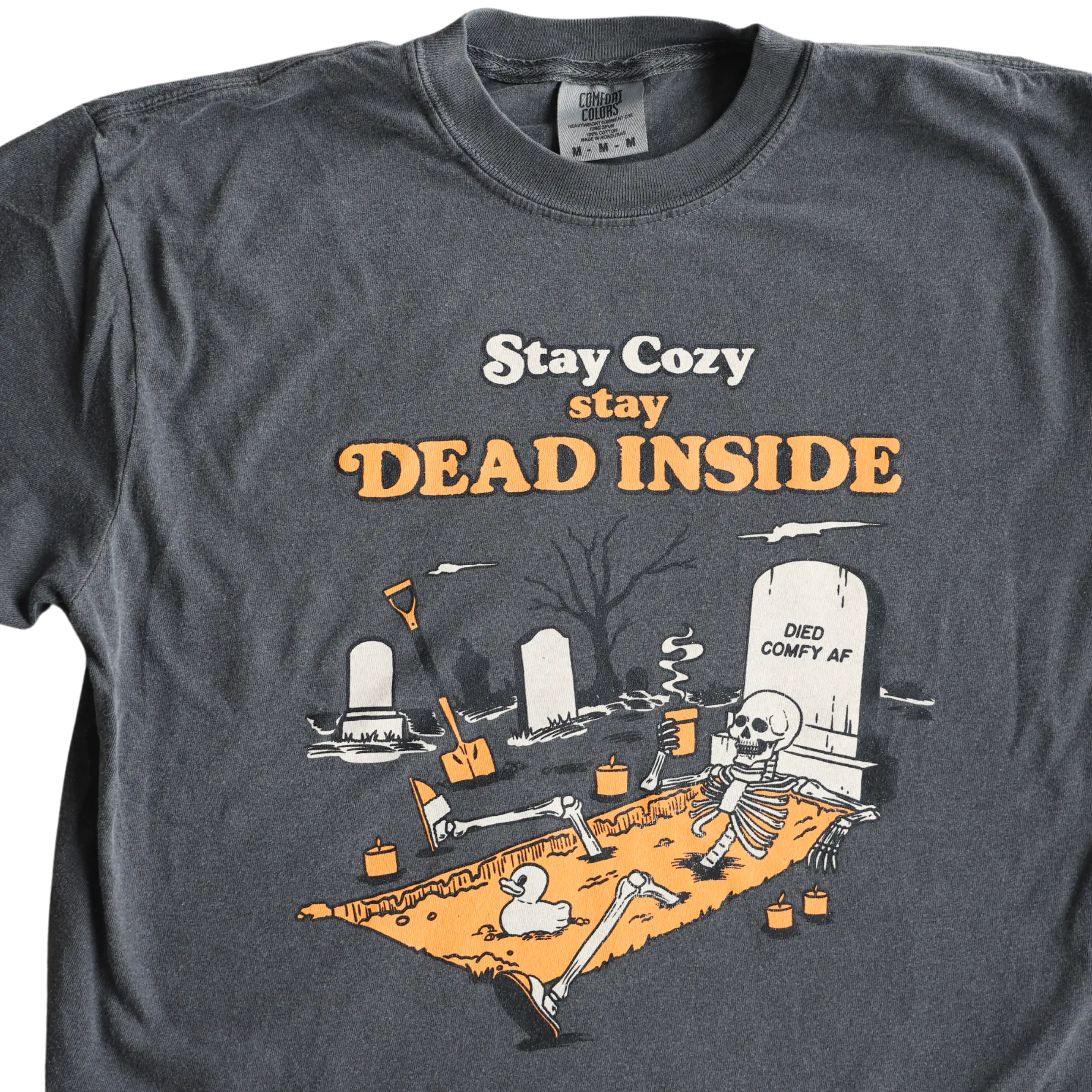 Stay Cozy Stay Dead Inside - Vintage Halloween T-Shirt