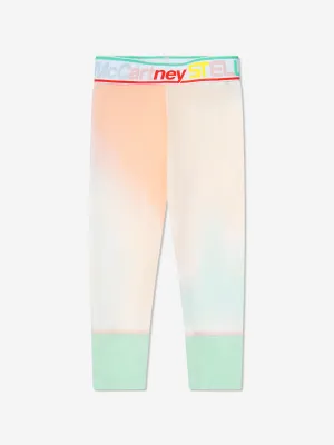 Stella McCartney Girls Gradient Sports Leggings in Multicolour