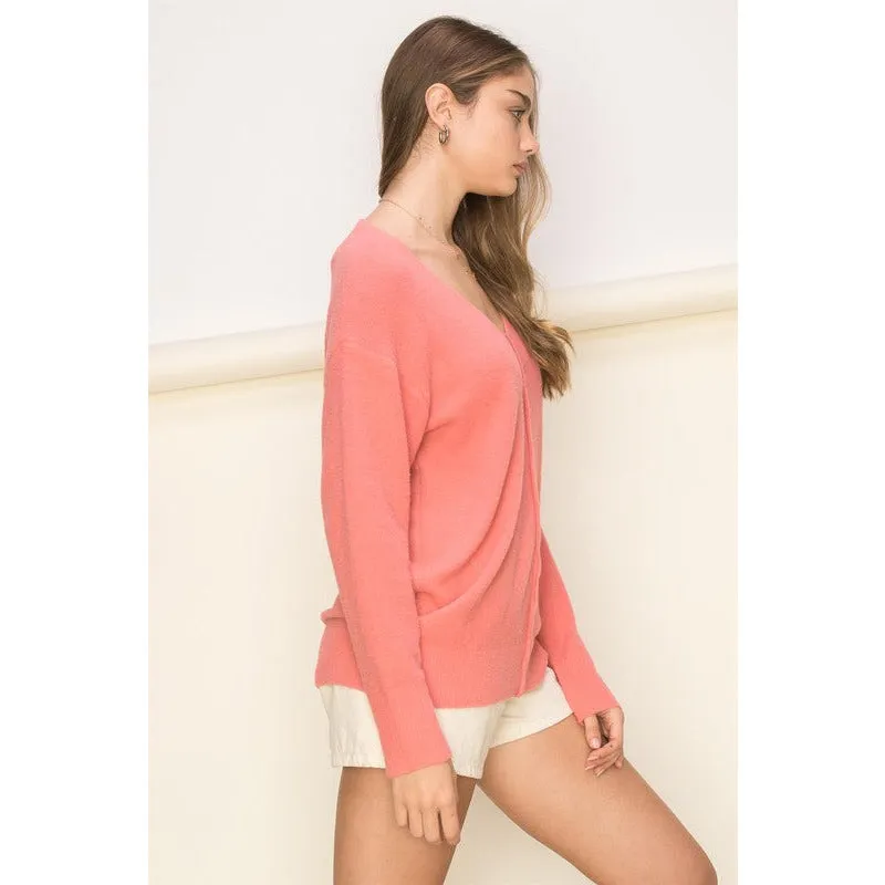 Ultra Soft & Cute V- Neck Sweater