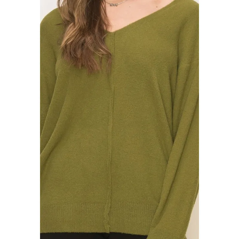 Ultra Soft & Cute V- Neck Sweater