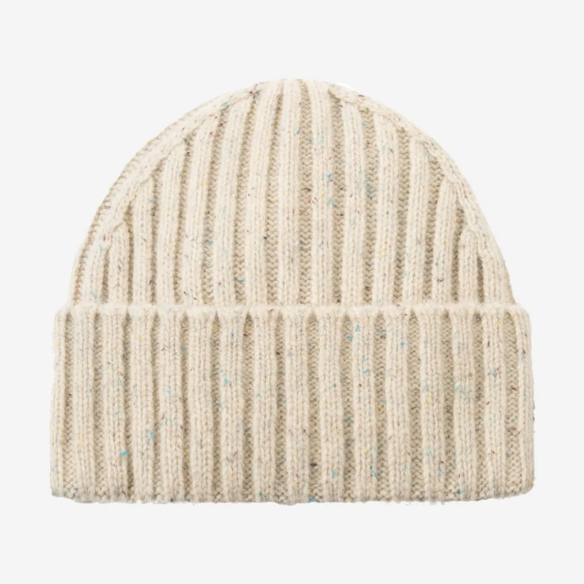 Wells Fleck Rib Beanie - Light Sand