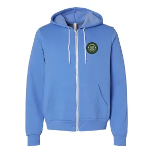 Wisconsin Native Fleece-Lined Zip Up Heather Blue