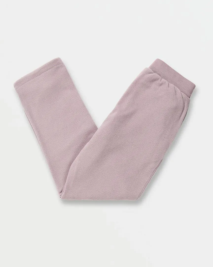 Womens Polar Fleece Pants - Amethyst Smoke