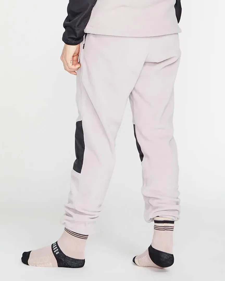 Womens Polar Fleece Pants - Amethyst Smoke